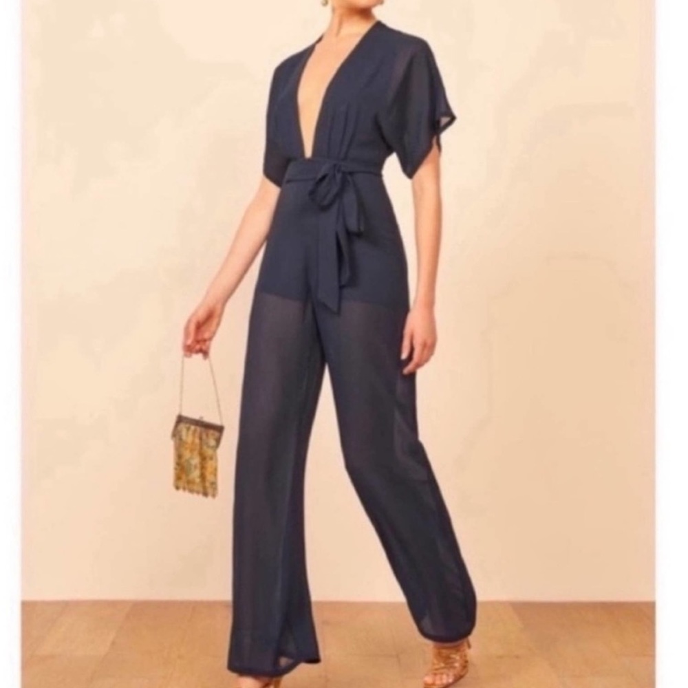 Reformation Lemongrass Jumpsuit